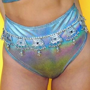 Ravewithmigente dark dreamscape highwaist bottoms